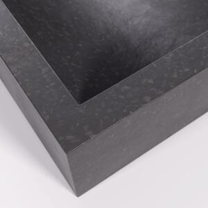 Sunday fekete terrazzo mosdókagyló, 40 x 45 cm - Kave Home