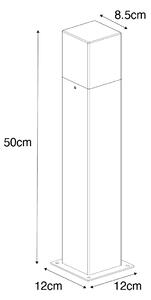 Ipari álló kültéri lámpa rozsdabarna 50 cm IP44 - Dánia