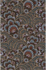 Barna gyapjú szőnyeg 133x190 cm Paisley – Agnella