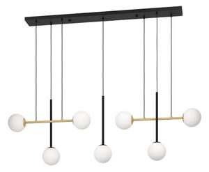 LED lámpa , függeszték , mennyezeti , 7xE14 foglalat , fehér , EGLO , PAZ , 390178