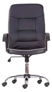 LGA 71 vezetői fotel fekete textilbőrrel, fém lábcsillaggal