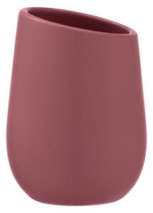 Badi rózsaszín kerámia fogkefetartó pohár - Wenko