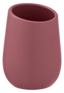 Badi rózsaszín kerámia fogkefetartó pohár - Wenko