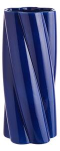 TWIST váza, kék 30cm