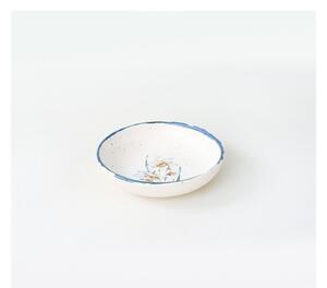21 db-os fehér-kék kerámia étkészlet - My Ceramic