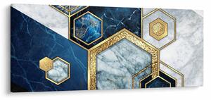 Kép - Márvány hatszögek (120x50 cm)