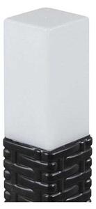 Polifach LED-es kerti Napelemes Lámpa 27,5cm (P-302) - fekete