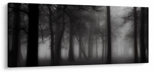 Kép - erdő a ködben (120x50 cm)