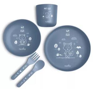 Nuvita étkészlet 5 részes - Powder Blue 12 hó+