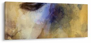 Kép - női portré, rajz (120x50 cm)