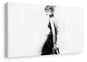 Kép - divat illusztrációk (90x60 cm)