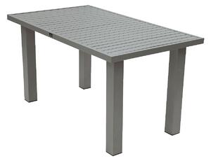 Deokork Állítható magasságú alumínium asztal 140x80 cm TITANIUM (2 az 1-ben)