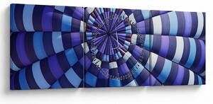 Egy kép a repülő léggömb szerkezetéről (órával) (90x30 cm)