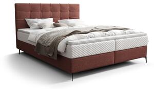 ILANO comfort kárpitozott boxspring ágy, 140x200, aragon 59