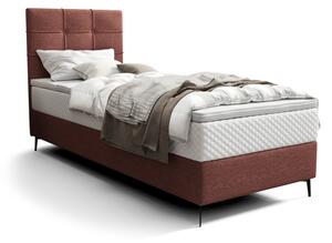 ILANO comfort kárpitozott boxspring ágy, 90x200, aragon 59, balos