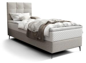 ILANO comfort kárpitozott boxspring ágy, 90x200, aragon 80, balos