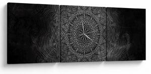 Kép - Misztikus mandala (órával) (90x30 cm)