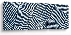 Kép - 3D vonal (órával) (90x30 cm)