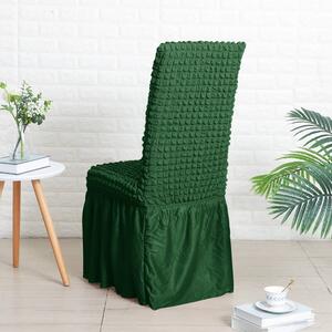 SzékSzoknya teljes székre (seersucker, zöld)