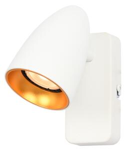 Italux Tino fehér beltéri fali lámpa (IT-WL-36748-1-WH-GD)