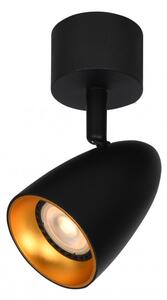 Italux Tino fekete beltéri mennyezeti lámpa (IT-SPL-36748-1R-BK-GD)