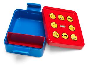 Iconic piros-kék uzsonnásdoboz és kulacs szett - LEGO®