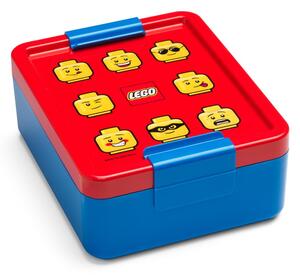Iconic piros-kék uzsonnásdoboz és kulacs szett - LEGO®