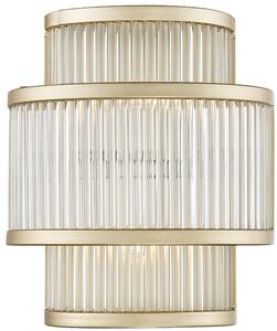 Zuma Line Sergio oldalfali lámpa 2x33 W átlátszó-arany W0528-02B-V6AC