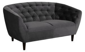 Ria sötétszürke bársony kanapé, 150 cm - Actona