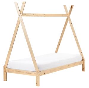 Gyerekágy Tipi Fenyő DEVAY 90 x 200 cm Világosbarna