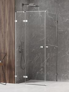 New Trendy Avexa zuhanykabin 80x80 cm négyzet króm fényes/átlátszó üveg EXK-2384