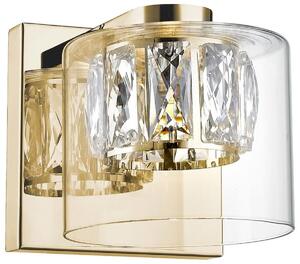 Zuma Line Gem oldalfali lámpa 1x5 W átlátszó-arany W0389-01A-F7AC