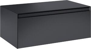 Elita Split Slim szekrény pulttal 80x45.8x31.9 cm oldalt függő fekete 168934