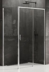 New Trendy Prime zuhanykabin 100x80 cm négyszögletes króm fényes/átlátszó üveg D-0299A/D-0123B