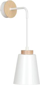 Emibig Bolero oldalfali lámpa 1x60 W fehér-fa 443/K1