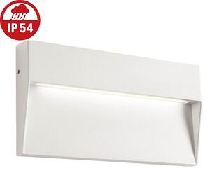LANDER led kültéri fali lépcső megvilágító lámpa, 205lm, fehér, szögletes - Redo-90480