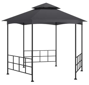 Antracitszürke pavilon oldalfalakkal 3,1 x 2,7 m