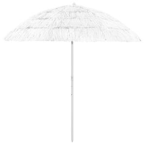Fehér hawaii stílusú strandnapernyő 240 cm