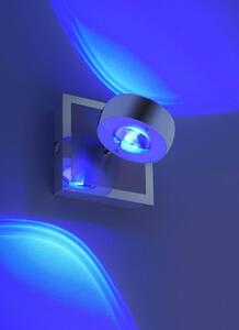 Leuchten Direkt Lola Smart Opti oldalfali lámpa 2x3 W acél 12471-55