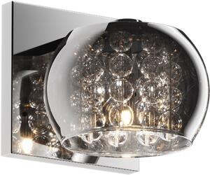 Zuma Line Crystal oldalfali lámpa 1x42 W króm-füst színű -kristály W0076-01A-B5FZ