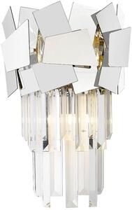 Zuma Line Quasar oldalfali lámpa 2x42 W átlátszó-ezüst W0506-02A-B5AC