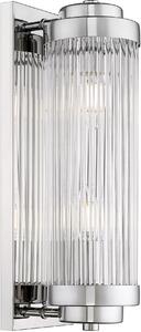 Zuma Line Sergio oldalfali lámpa 2x60 W króm-átlátszó W0528-02N-B5AC