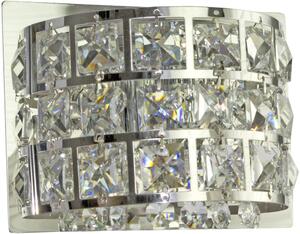 Candellux Saturn oldalfali lámpa 1x40 W króm-kristály 21-87228