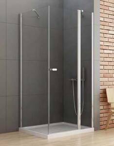 New Trendy New Soleo zuhanykabin 90x90 cm négyzet króm fényes/átlátszó üveg K-0395