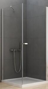 New Trendy New Soleo zuhanykabin 100x90 cm négyszögletes króm fényes/átlátszó üveg D-0141A/D-0089B