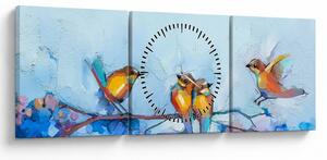 Kép - A természet ébredése (órával) (90x30 cm)