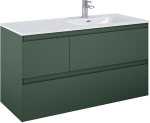 Elita Split szekrény 120x45.8x63.5 cm Függesztett, mosdó alatti zöld 169024