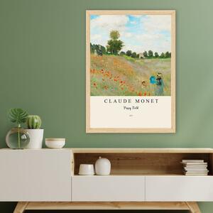 Keretezett poszter 35x45 cm Claude Monet – Wallity