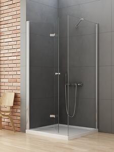 New Trendy New Soleo zuhanykabin 80x80 cm négyzet króm fényes/átlátszó üveg D-0148A/D-0087B