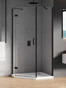 New Trendy New Azura Black zuhanykabin félmatt/átlátszó üveg K-0675